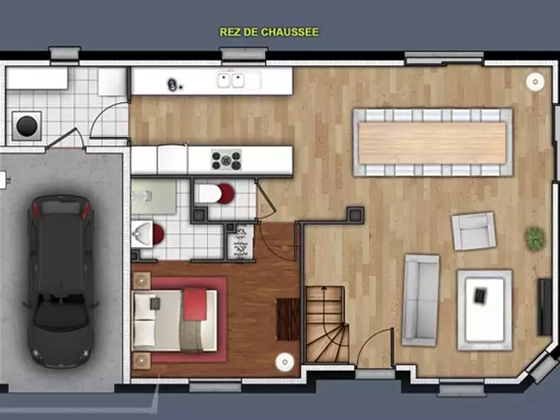 Maison neuve, 99 m² - Bouafles (27700)
