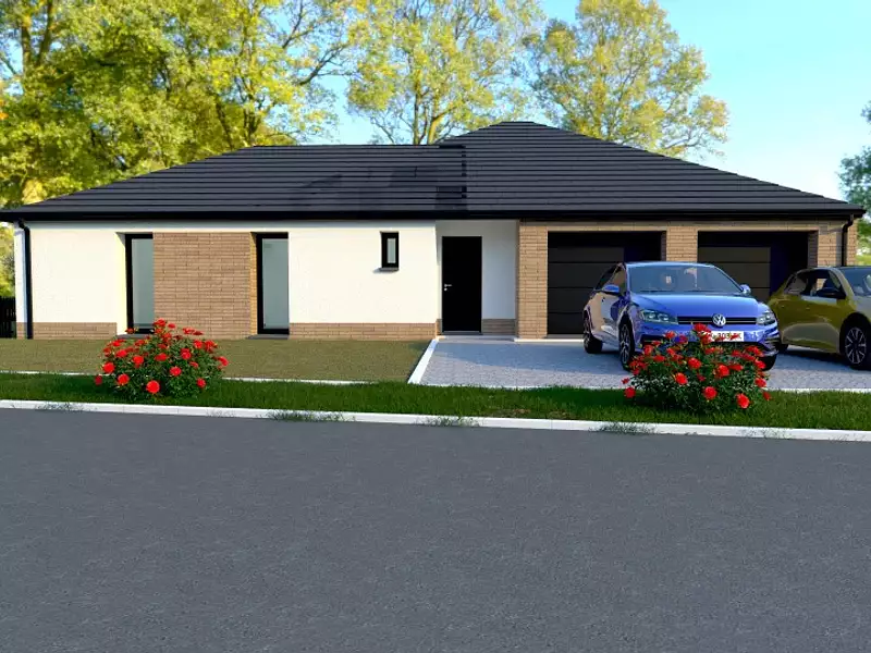 Maison neuve, 103 m² - Servins (62530)