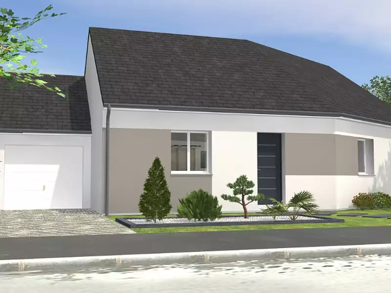 Maison neuve, 90 m² - Cernusson (49310)