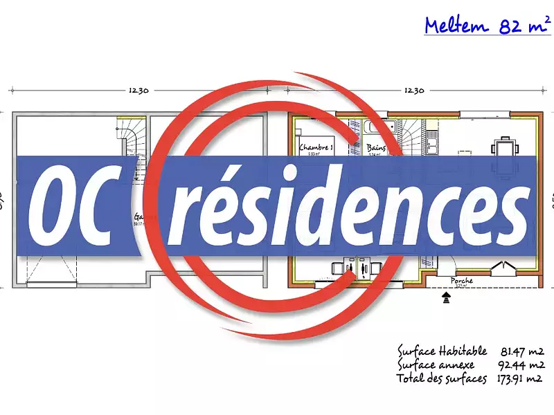 Maison neuve, 82 m² - Saint-Pierre-de-Lages (31570)