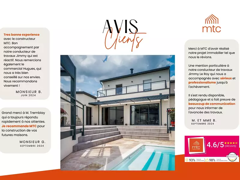 Maison neuve, 94,01 m² - Grandchamps-des-Fontaines (44119)