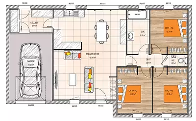 Maison neuve, 89 m²