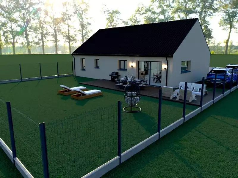 Maison neuve, 100 m² - Arleux (59151)