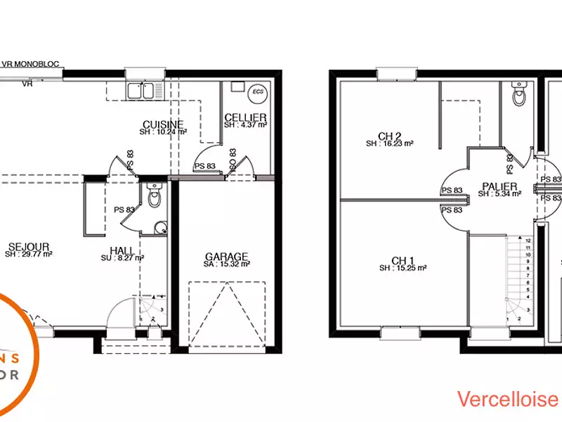 Maison neuve, 148 m² - Equevilley (70160)
