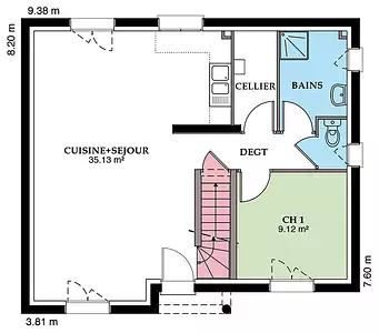 Maison neuve, 94 m²