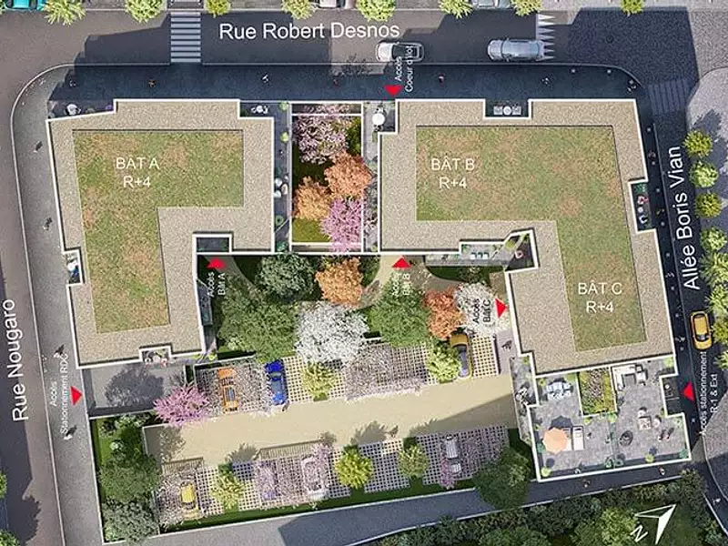 Place des Poètes - Pierrefitte-sur-Seine (93380)