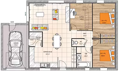 Maison neuve, 84 m²