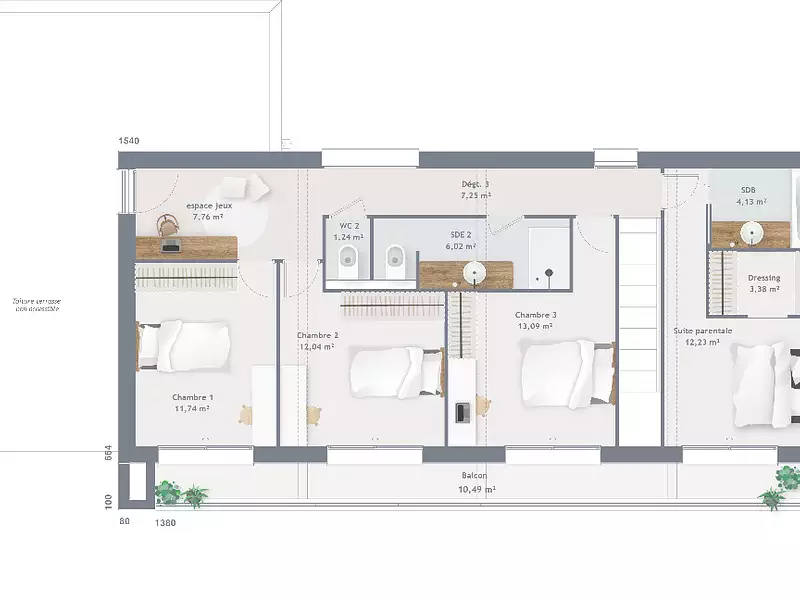 Maison neuve, 160 m² - Lagny-sur-Marne (77400)
