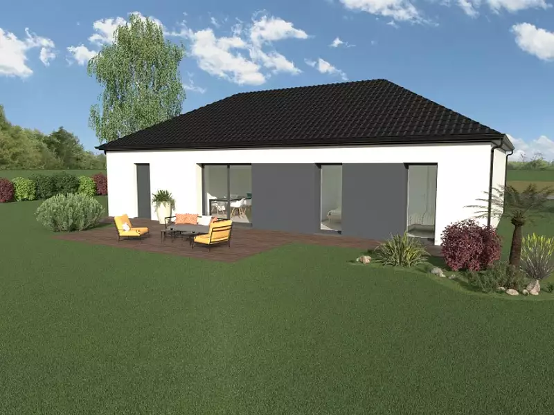 Maison neuve, 83 m² - Sailly-Labourse (62113)