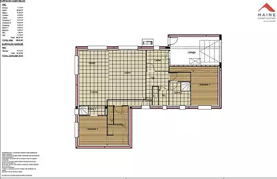 Maison neuve, 99 m²