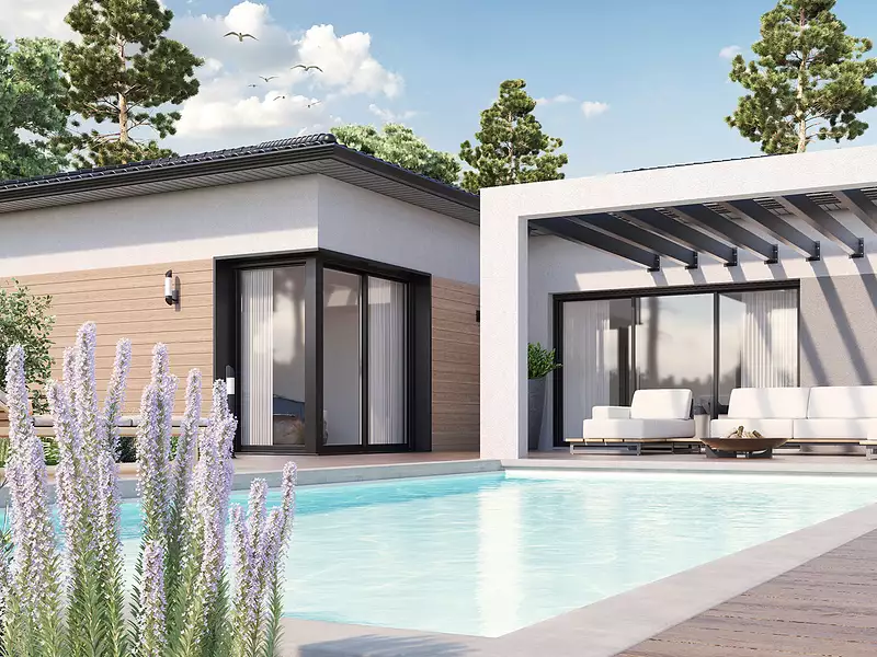 Maison neuve, 172 m² - Le Teich (33470)