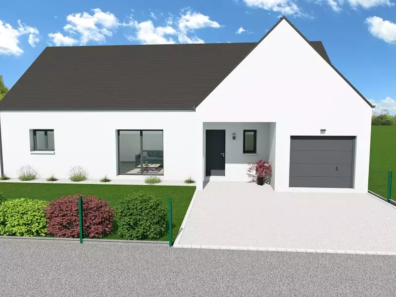 Maison neuve, 115 m² - Saint-Martin-le-Beau (37270)