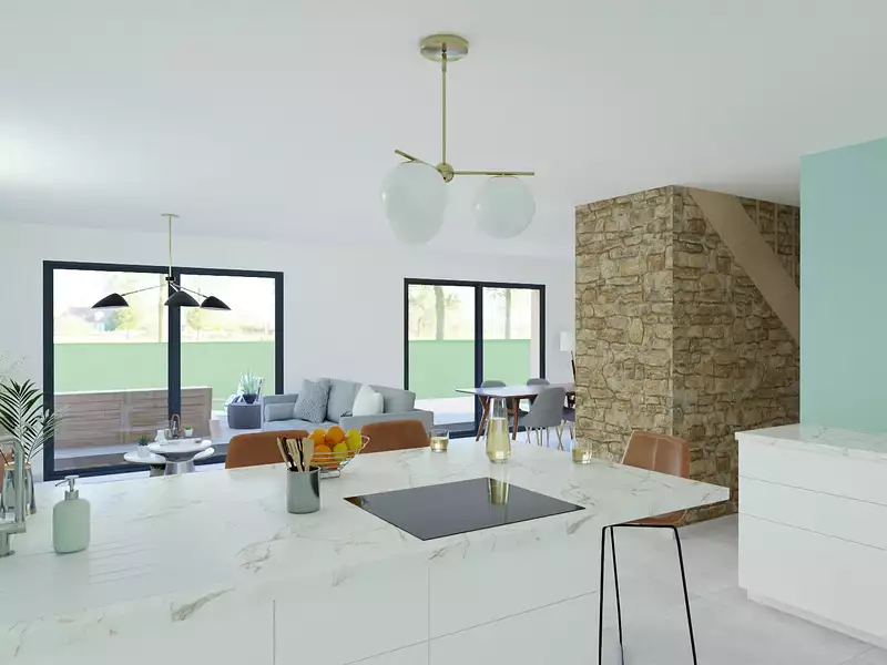 Maison neuve, 105 m² - Ville-sur-Jarnioux (69640)