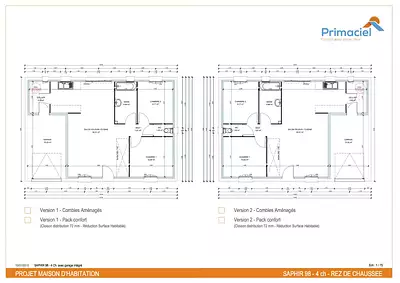 Maison neuve, 68 m²