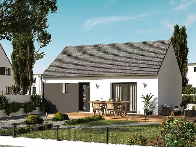 Maison neuve, 57 m² - Cast (29150)