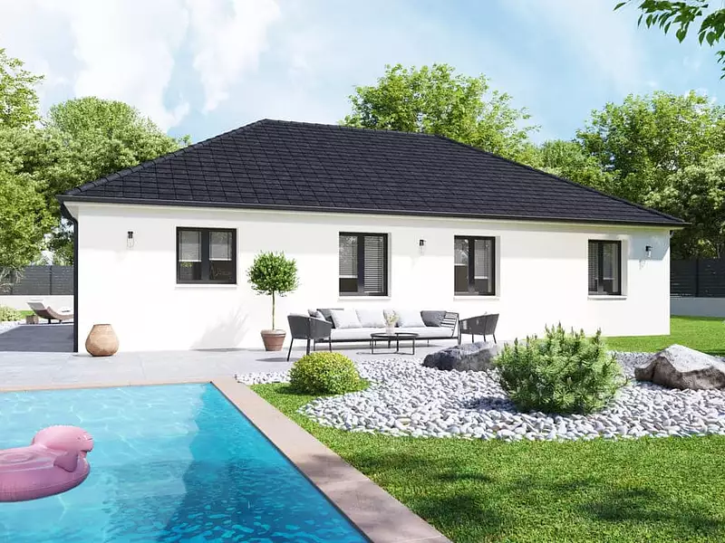 Maison neuve, 90 m² - Bengy-sur-Craon (18520)