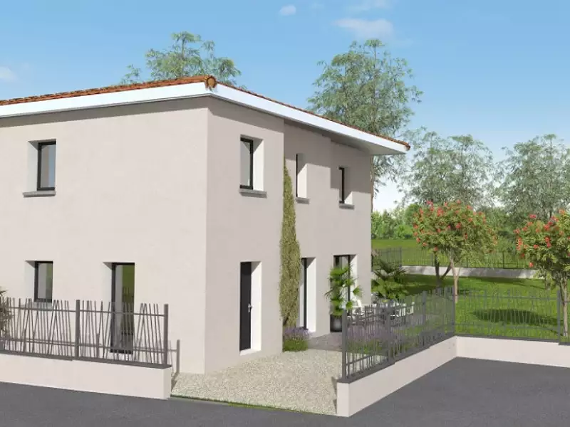 Maison neuve, 90 m² - Montanay (69250)