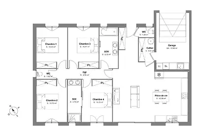 Maison neuve, 104 m²