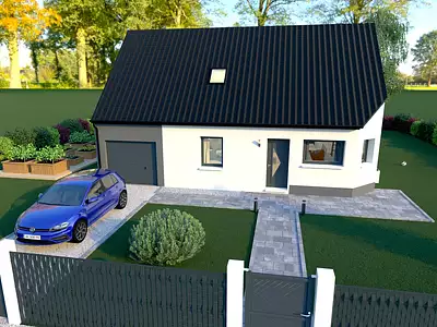 Maison neuve, 102,37 m²