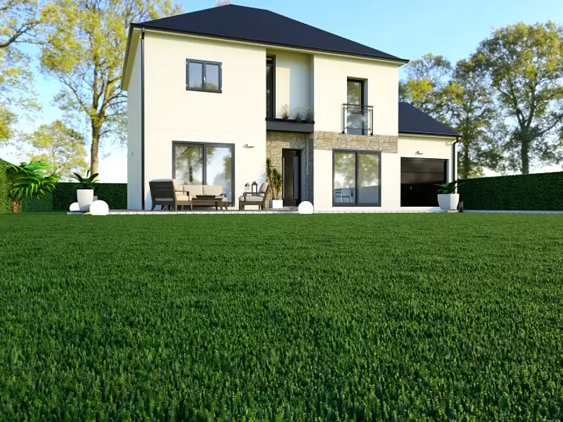 Maison neuve, 125 m² - Carpiquet (14650)