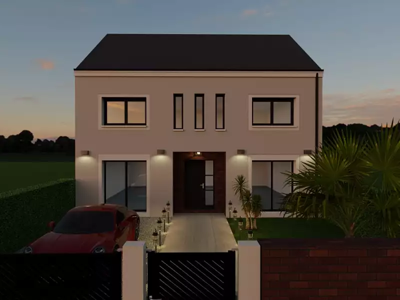 Maison neuve, 100 m² - Guérard (77580)