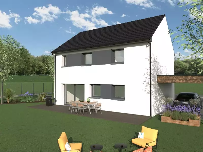 Maison neuve, 120 m² - Camphin-en-Carembault (59133)