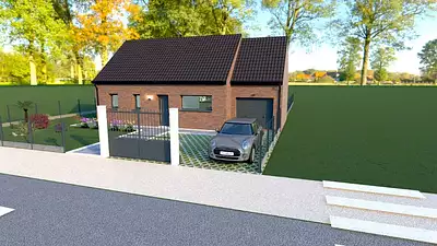 Maison neuve, 61 m²