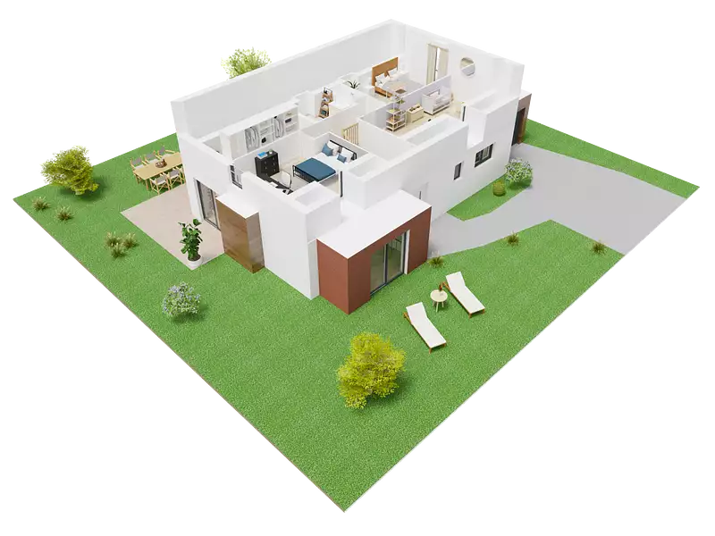 Maison neuve, 124,92 m² - Champmotteux (91150)