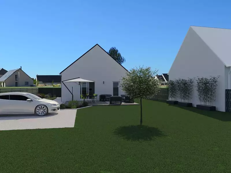 Maison neuve, 50 m² - Mettray (37390)