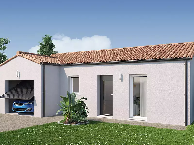 Maison neuve, 89 m² - Saint-Vincent-sur-Graon (85540)