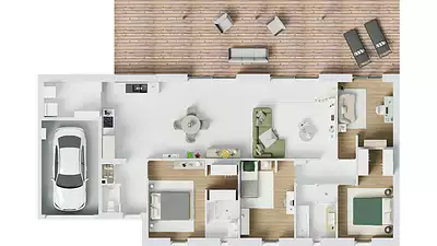Maison neuve, 124 m²