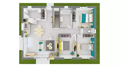 Maison neuve, 90 m²