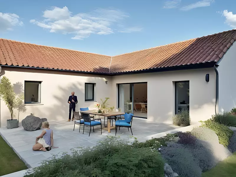 Maison neuve, 92 m² - Monnières (44690)