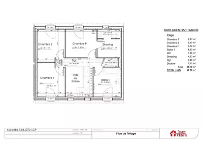 Maison neuve, 99 m²