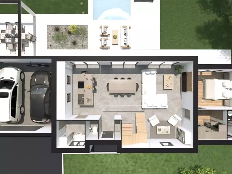 Maison neuve, 110 m² - Romagnieu (38480)