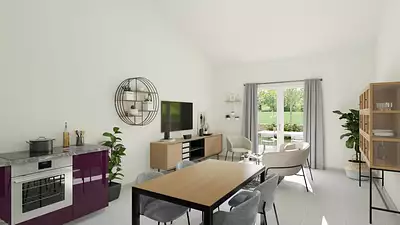 Maison neuve, 77 m²