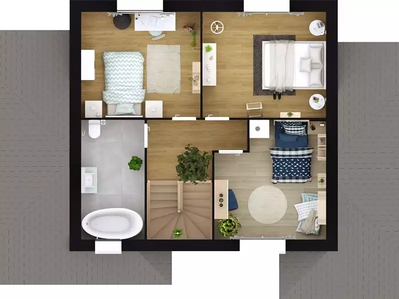 Maison neuve, 120 m² - Fontenay-Mauvoisin (78200)