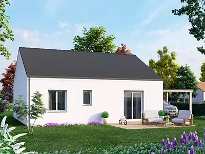 Maison neuve, 63,44 m²