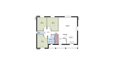 Maison neuve, 89 m²