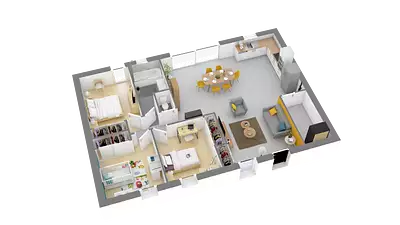 Maison neuve, 90 m²