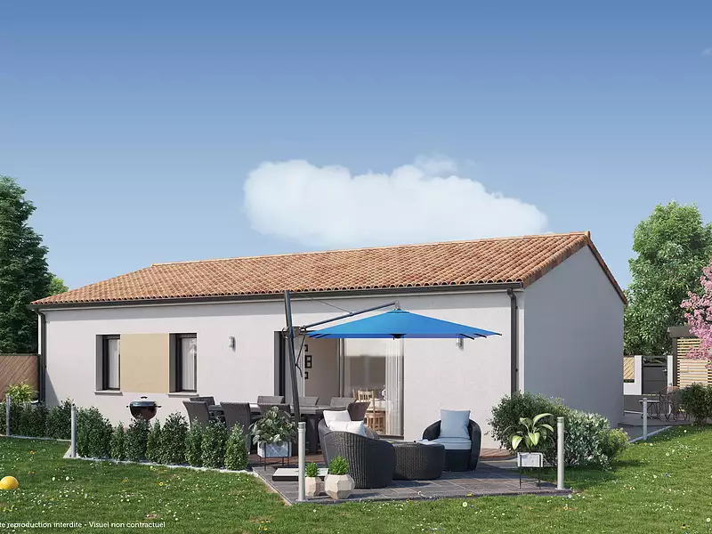 Maison neuve, 82 m² - Pontonx-sur-l'Adour (40465)