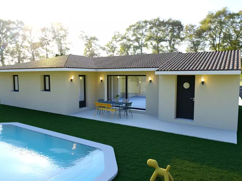Maison neuve, 90 m² - Cases-de-Pène (66600)