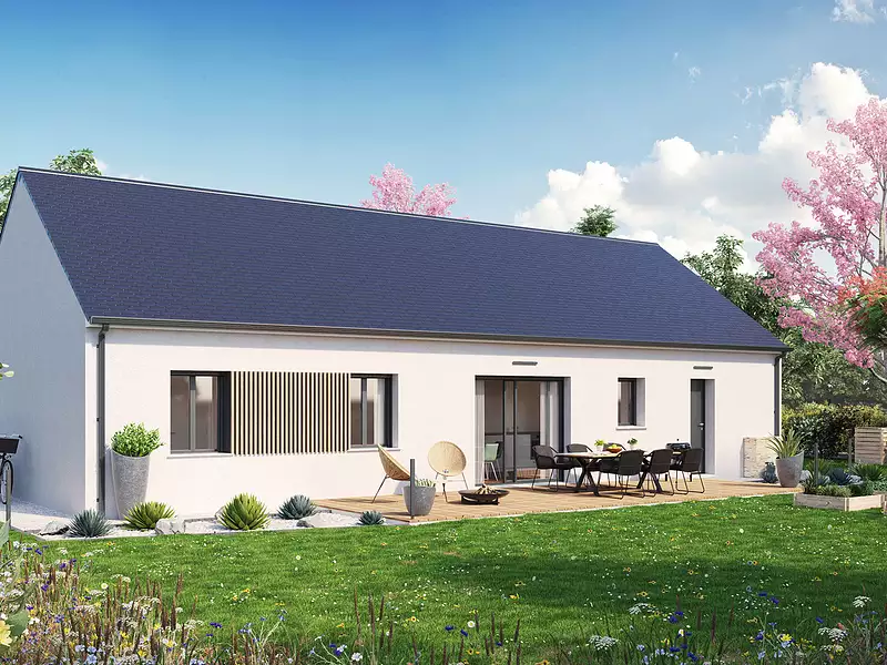 Maison neuve, 95 m² - Cravant-les-Côteaux (37500)