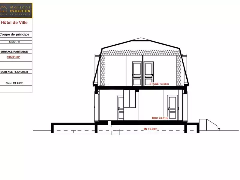 Maison neuve, 105 m² - Saint-Gratien (95210)