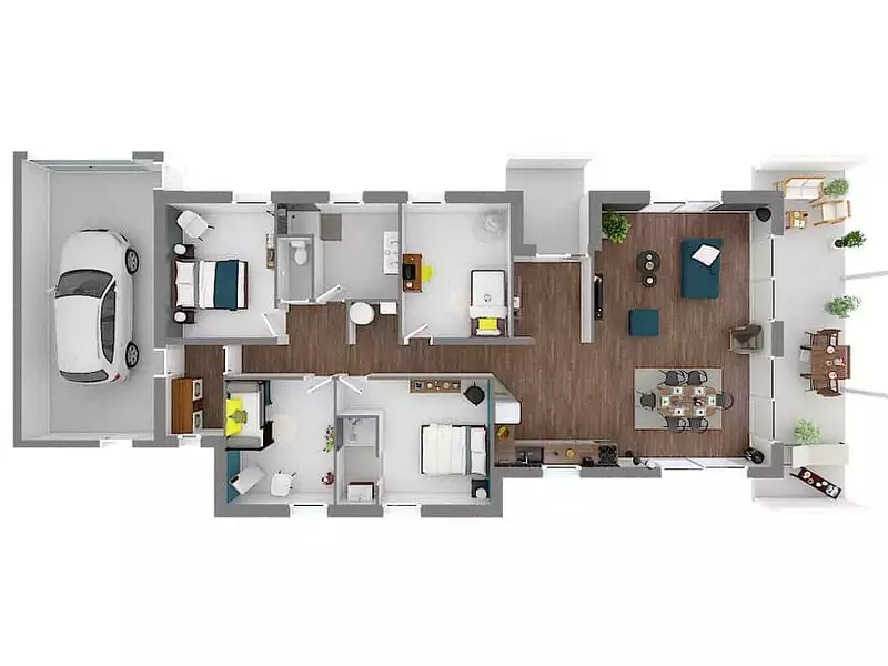 Maison neuve, 95 m² - Ardenay-sur-Mérize (72370)