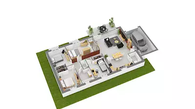 Maison neuve, 100 m²