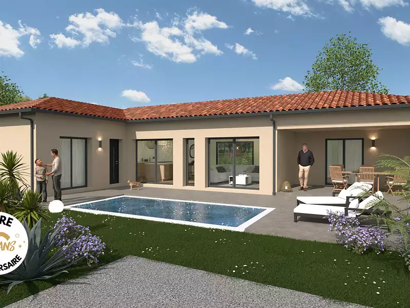 Maison neuve, 120 m² - Genas (69740)