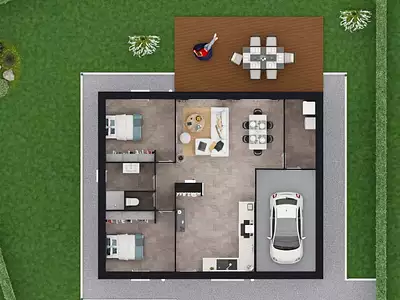 Maison neuve, 69 m²