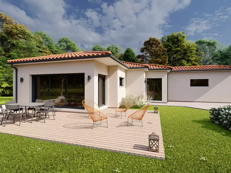 Maison neuve, 78 m² - Bordeaux (33200)