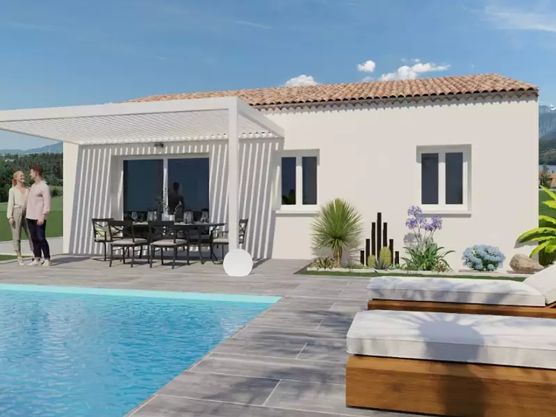 Maison neuve, 73 m² - Pierrelatte (26700)